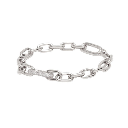 ダニエルウェリントン DANIEL WELLINGTON Crystal Link Bracelet 185mm S ブレスレット DW00400611 レディース シルバー